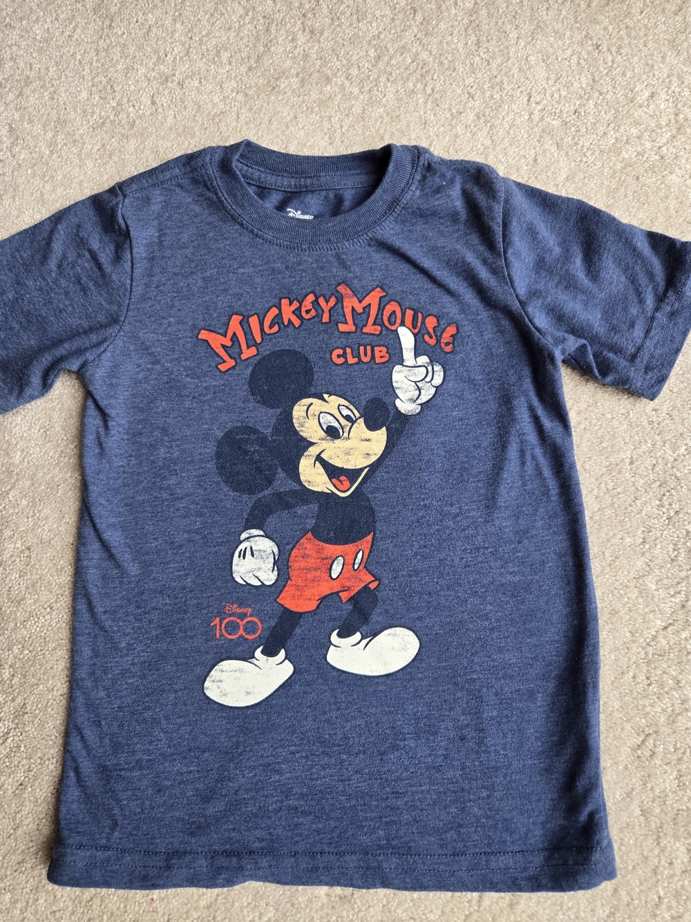 Disney Mickey Mouse Club Navy Graphic Kids T-Shirt